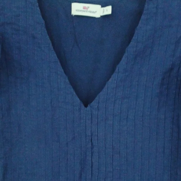 Vineyard Vines Deep Blue Linen Dress - Picture 3 of 9